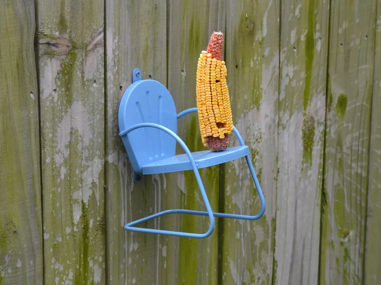 Spreading flour across the garden and collecting the scattered bits afterwards.