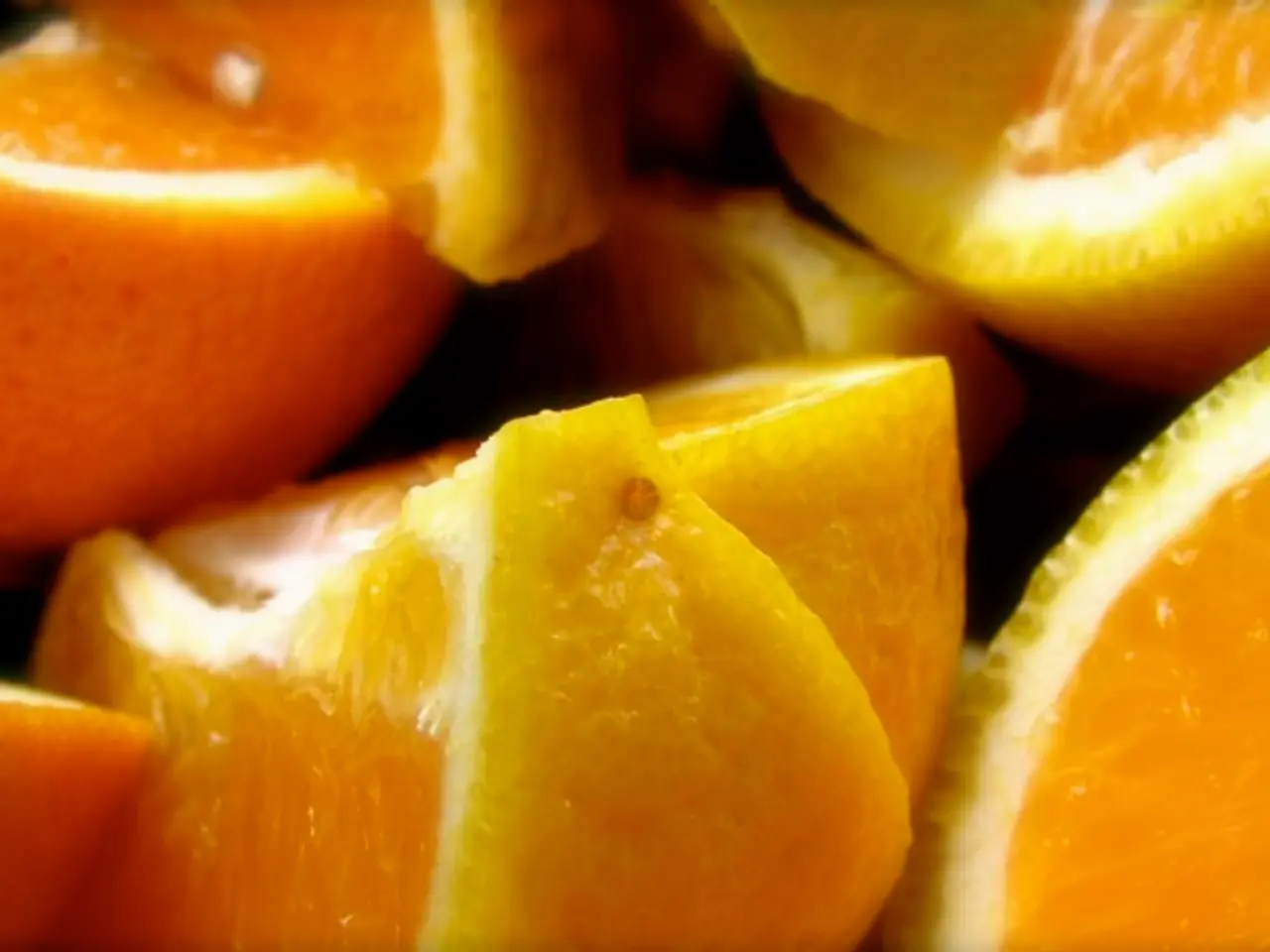 In this image, we can see fruits which are in yellow color.