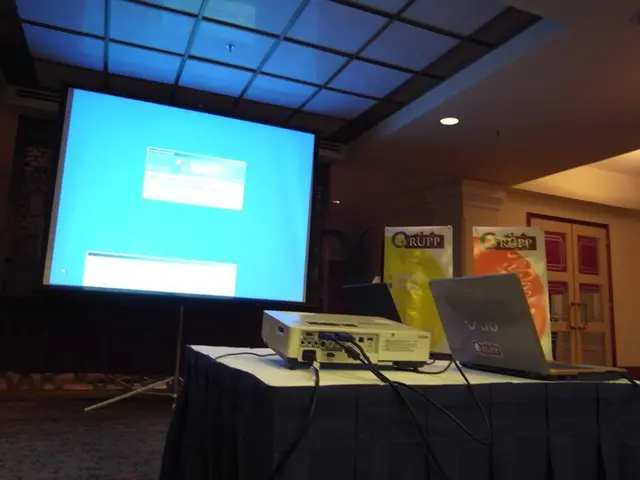 One-time projector screen requirement solved with eco-friendly substitute, pocketing savings of...