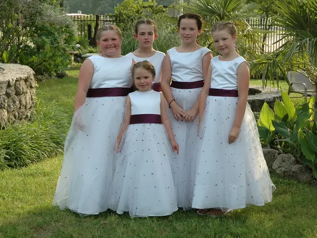 As we can see in the image there is grass. In the front there are few people wearing white color...