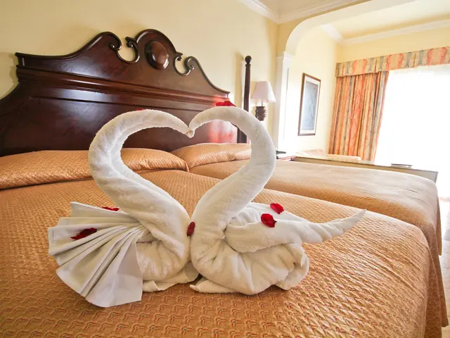 In this picture there is a bed, pillow and blanket and over here there is a window