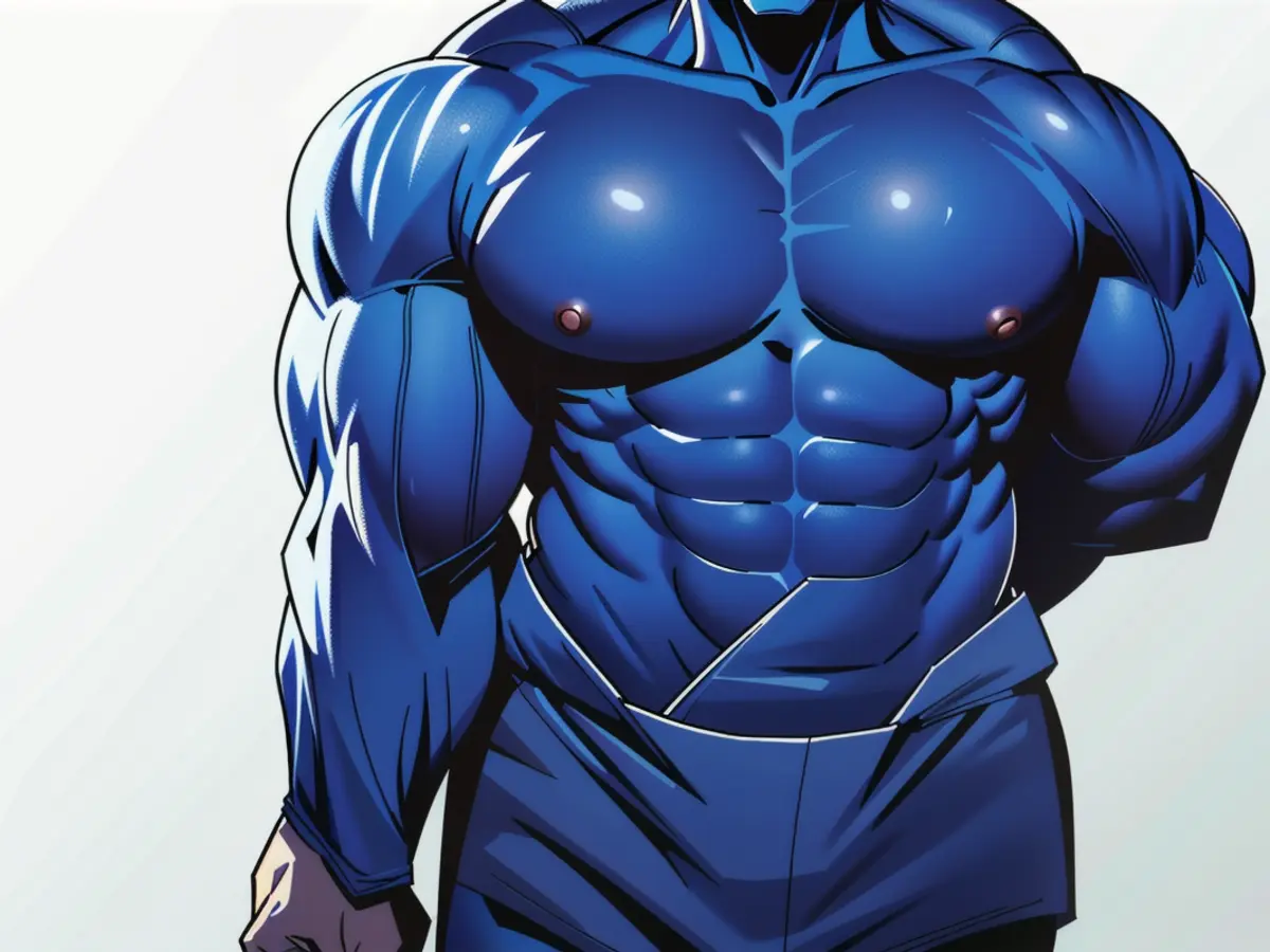 Top secret documents leaked, revealing U.S. spy agency's illicit activities. Individual clad in a blue hoodie, with the hood obscuring their face, and loose-fitting jeans, nonchalantly positioned in a relaxed environment.