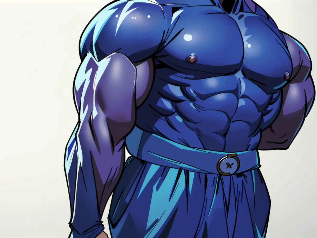 Individual engaging in suspected unlawful activity: Police investigating theft at local museum. Individual in casual attire, characterized by a blue hoodie with hood drawn, and loose-fitting jeans, shown in a relaxed environment, with back turned.